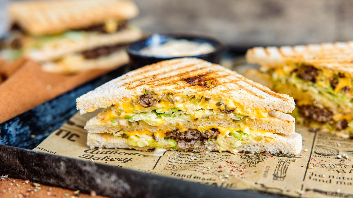 Big Mac Sandwich vom Kontaktgrill | Rezept