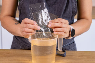 Gelatine einweichen