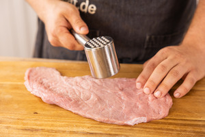 Rindfleisch klopfen