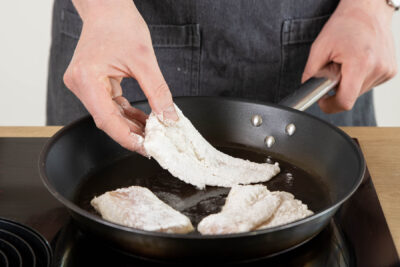 Fisch anbraten