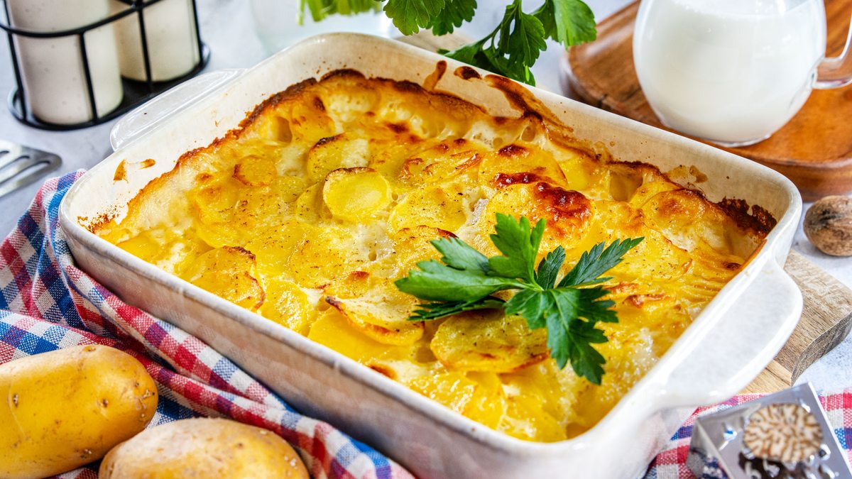 Gratin Dauphinois: Französisches Kartoffelgratin nach Original-Rezept