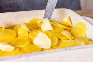Butterflocken dazugeben