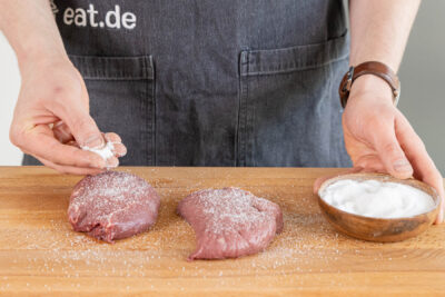 Fleisch salzen