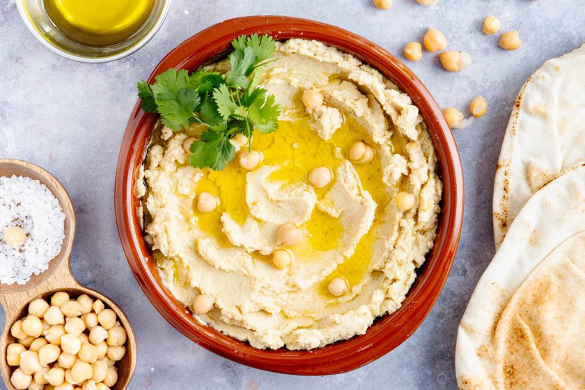 Hummus selber machen aus Kichererbsen