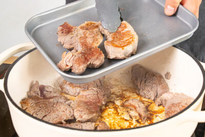 Schweinelende anbraten