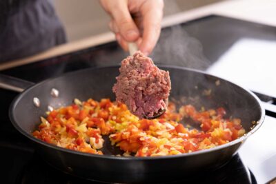 Hackfleisch anbraten
