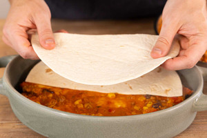 Wraps einschlichten.