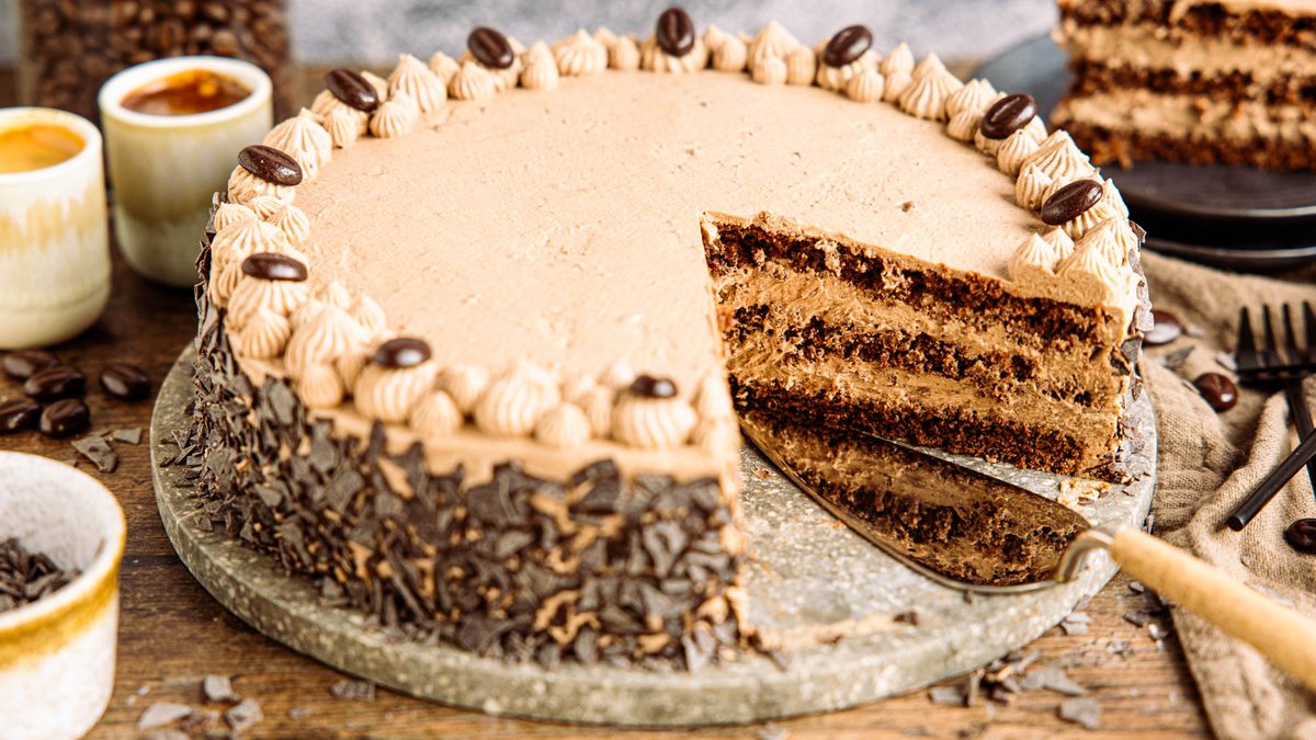 Mokkatorte mit Buttercreme | Rezept
