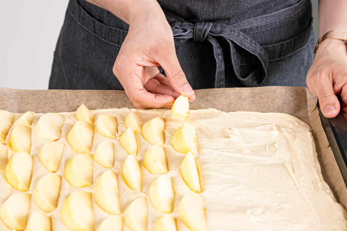 Omas Apfelkuchen vom Blech | Rezept
