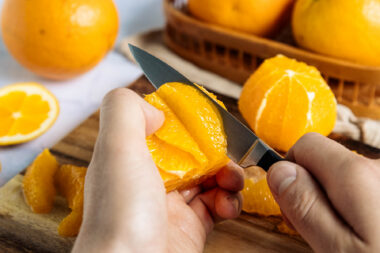 Orangen filetieren