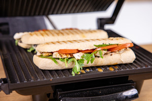 gegrillte Panini im Kontaktgrill