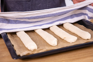 Teiglinge abdecken