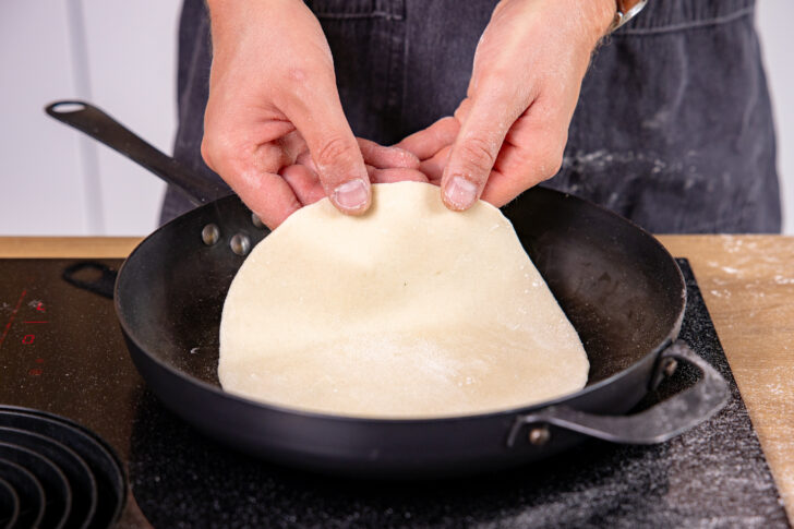 Piadina ausbacken