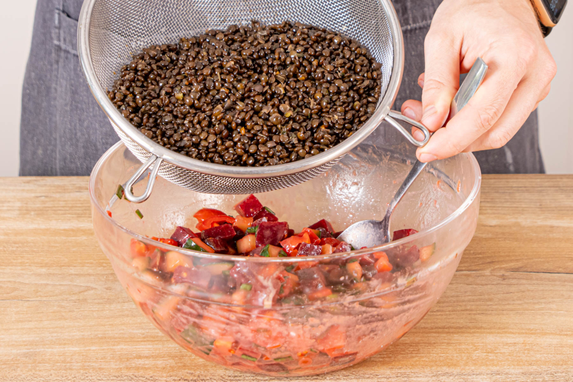 Rote-Bete-Linsensalat | Rezept
