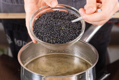 Belugalinsen kochen