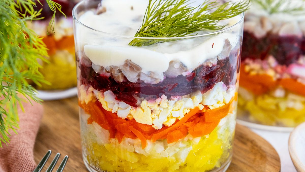 Russischer Schichtsalat | Rezept