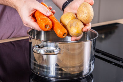 Gemüse kochen