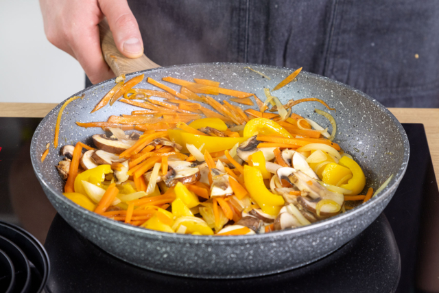 Spätzlepfanne mit Gemüse | Rezept