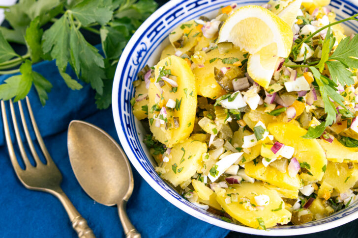 Türkischer Kartoffelsalat mit Ei