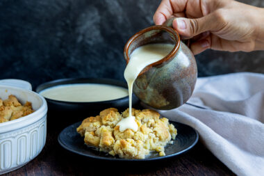 Vanillesauce mit Puddingpulver Titelbild