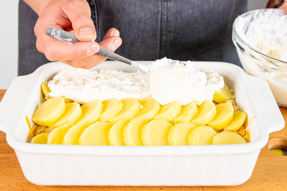 Vegetarischer Sauerkrautauflauf mit Kartoffeln | Rezept
