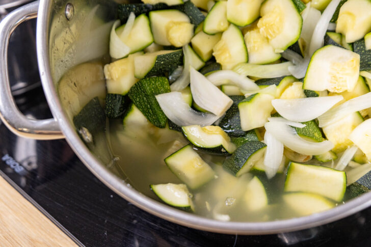 Zucchini am nächsten Tag