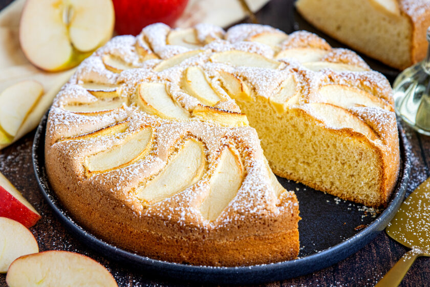 Apfelkuchen mit Öl Titelbild