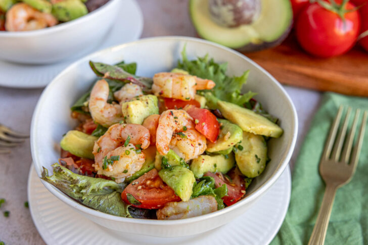 Garnelen-Avocado-Salat