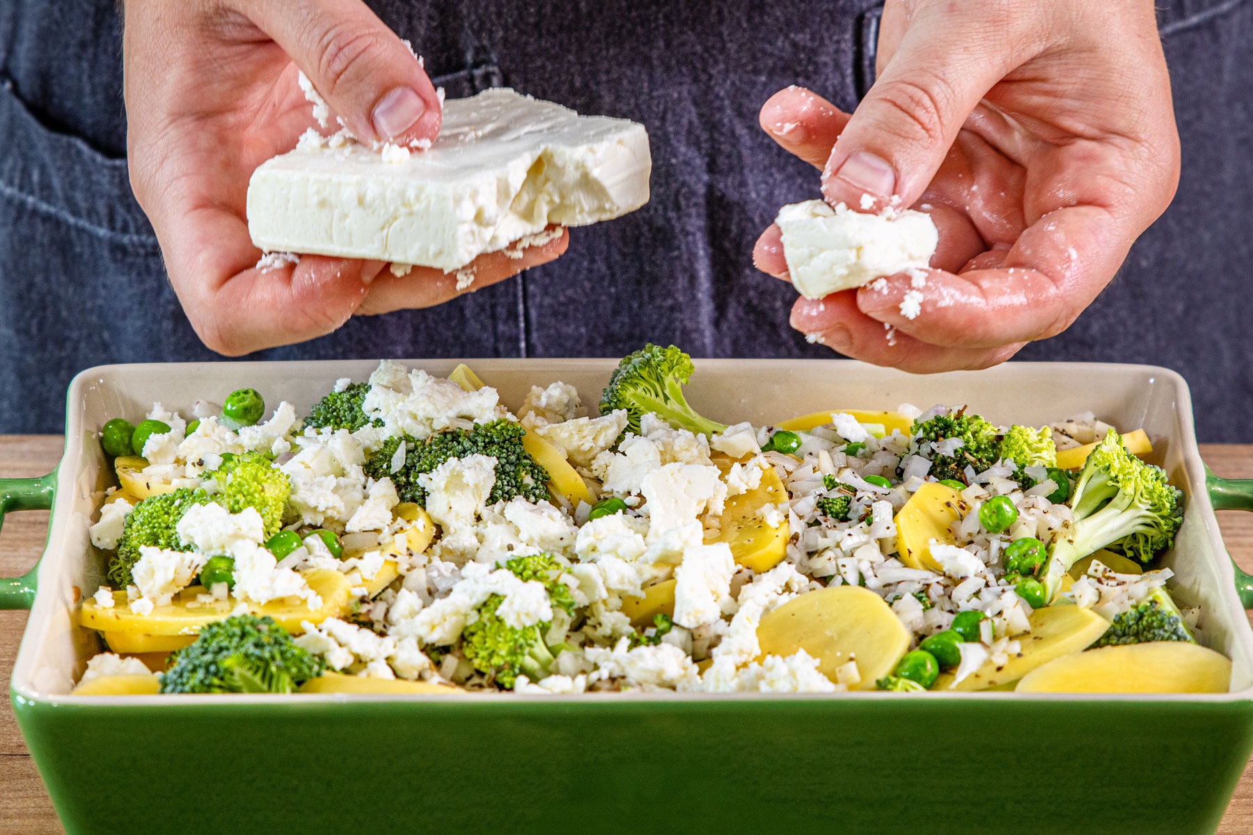 Gemüseauflauf mit Kartoffeln und Feta | Rezept Gemüseauflauf mit Kartoffeln und Feta | Rezept