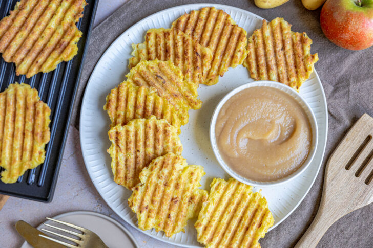 Kartoffelpuffer aus dem Kontaktgrill