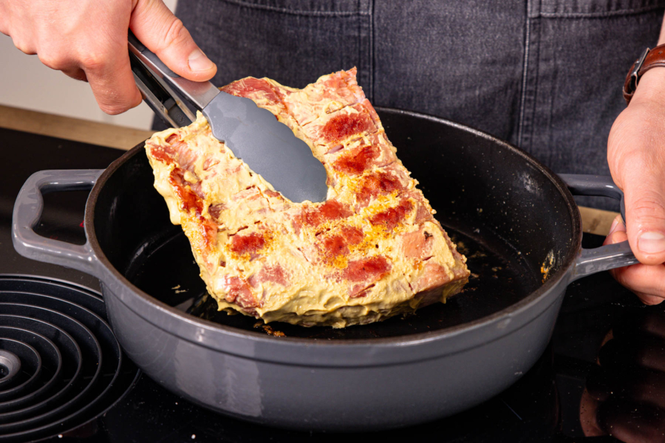 Kassler mit Sauerkraut im Backofen | Rezept