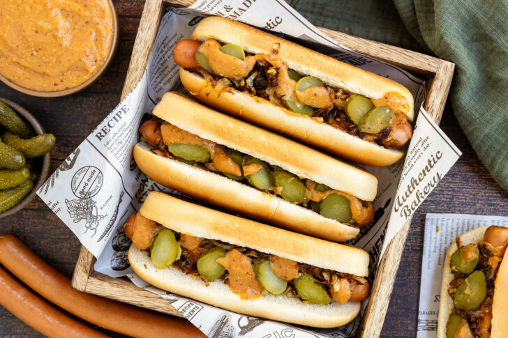 Klassischer Hot Dog