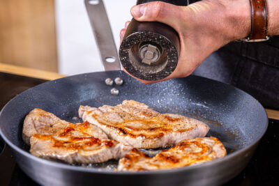 Nackensteaks pfeffern