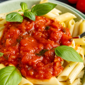 Nudeln mit Tomatensauce