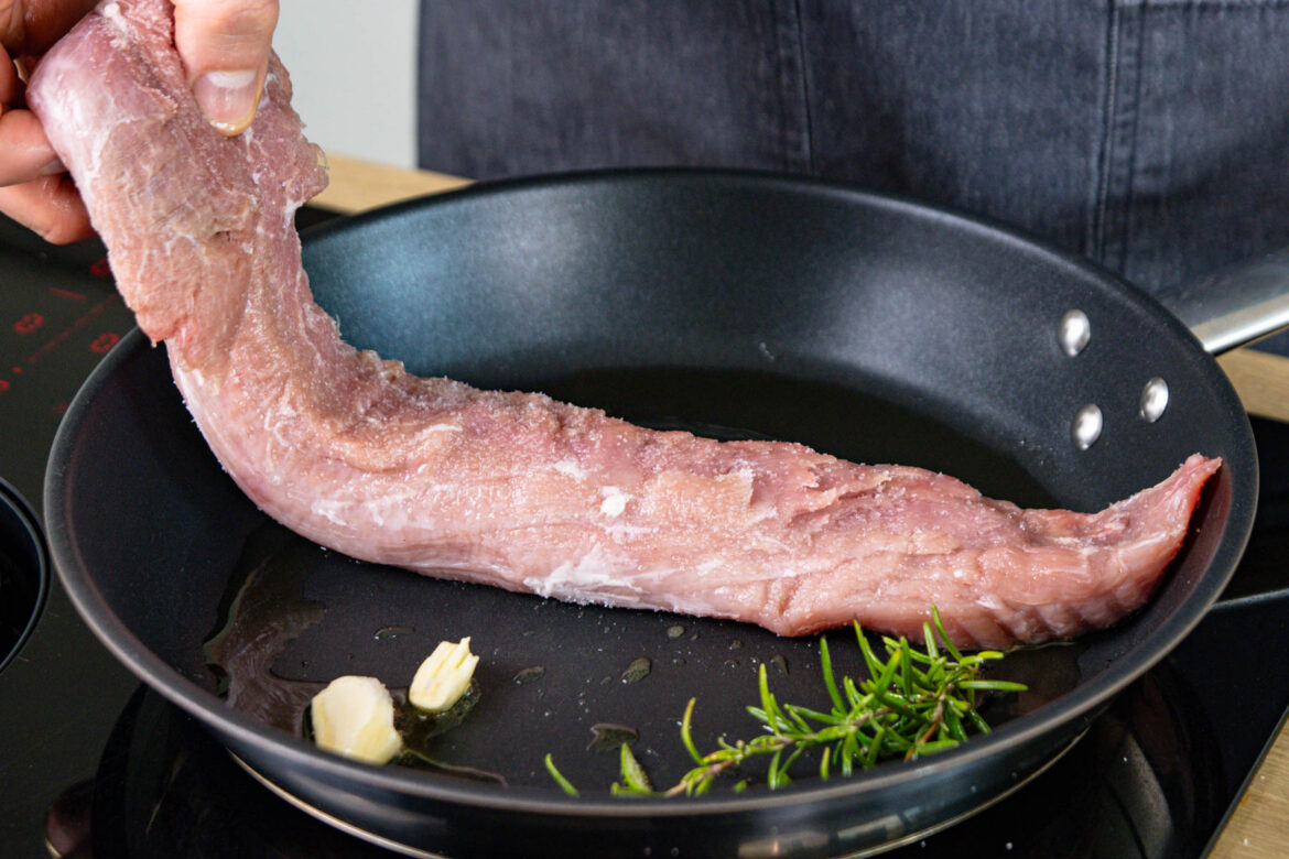 Schweinefilet Anbraten Und Spater Fertig Garen