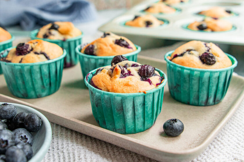 Blaubeermuffins mit Joghurt