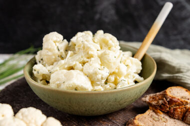 Blumenkohlsalat mit Creme Fraiche