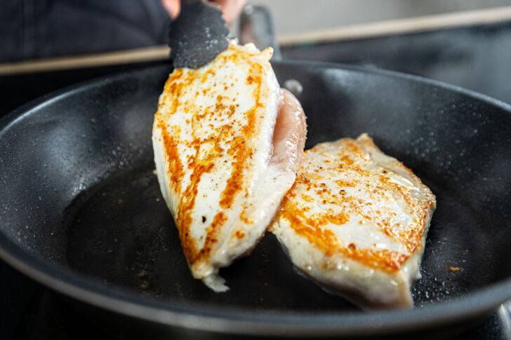 Fleisch anbraten