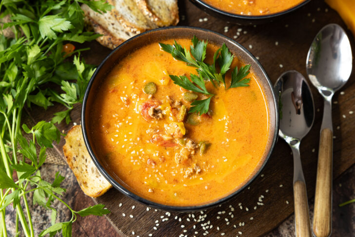 Cheeseburger-Suppe