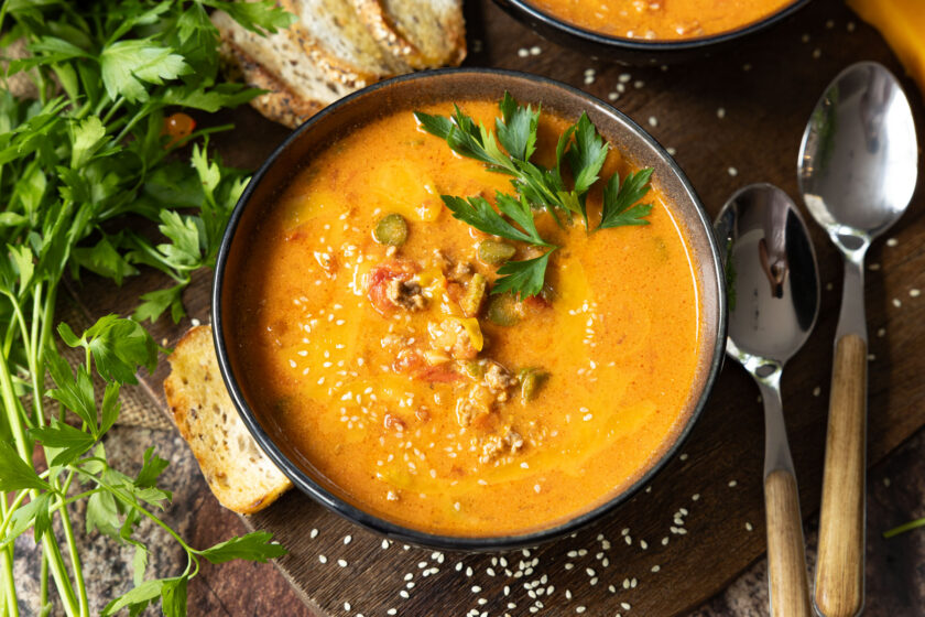 Cheeseburger-Suppe