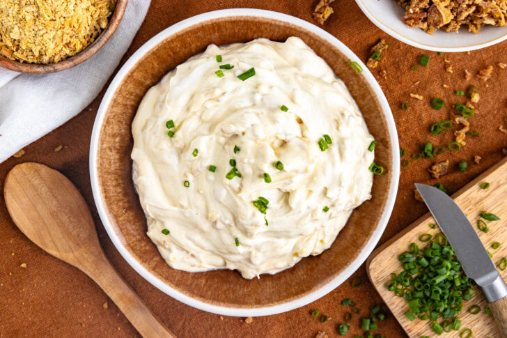 Dip mit Zwiebelsuppe
