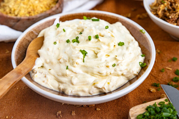 Dip mit Zwiebelsuppe