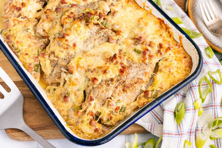 Elsässer Schnitzel aus dem Ofen