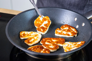 gebratener Halloumi