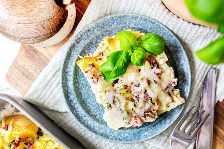 Ofenkartoffel Flammenkuchenstyle