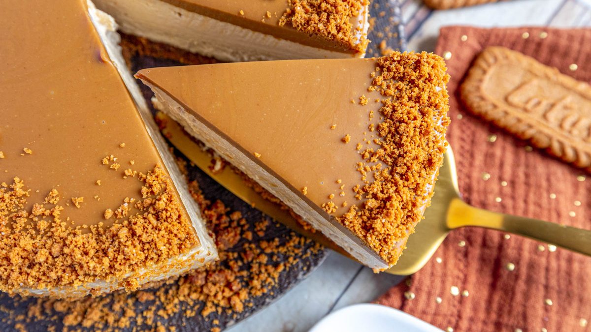 Lotus Cheesecake: einfacher Käsekuchen ohne Backen