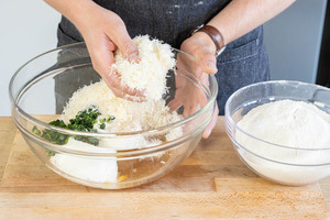 Parmesan dazugeben