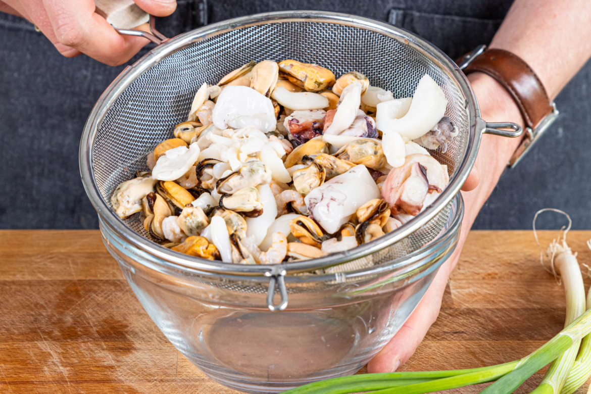 Meeresfrüchtesalat einfach & lecker