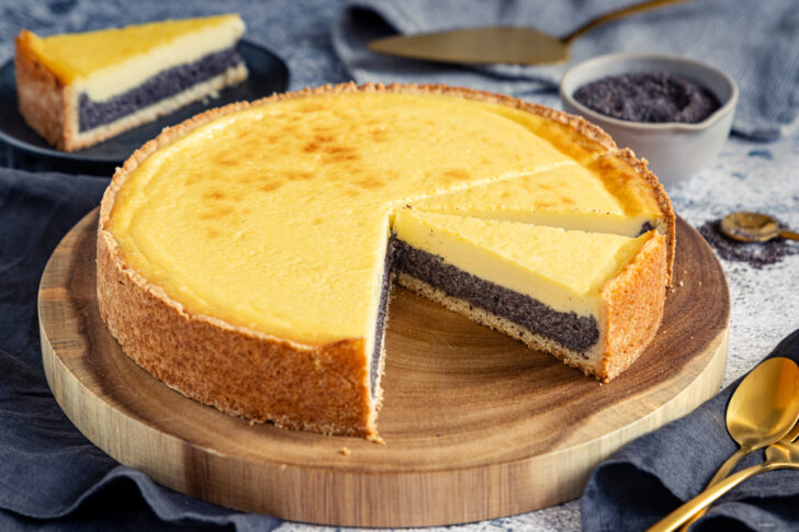 Mohnkuchen mit Schmand