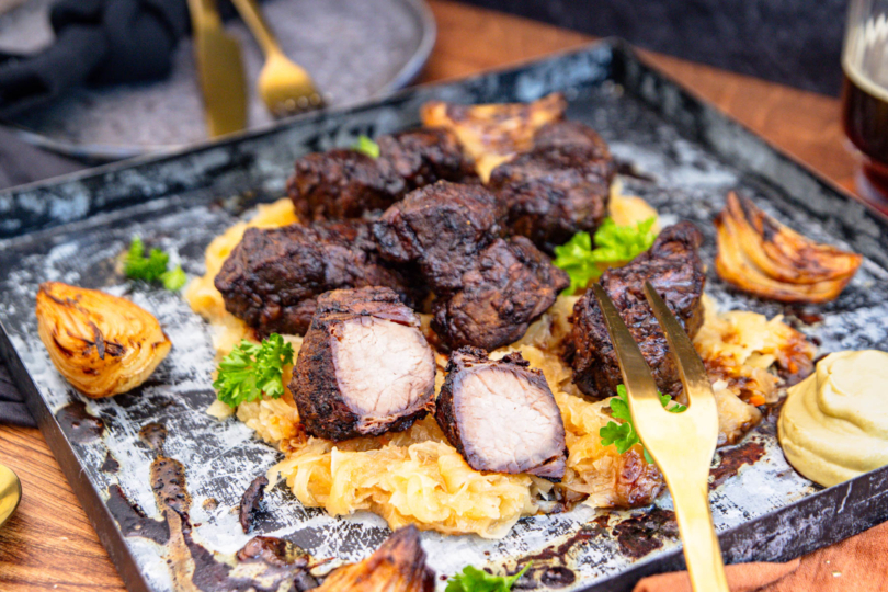 Mutzbraten im Backofen zubereitet